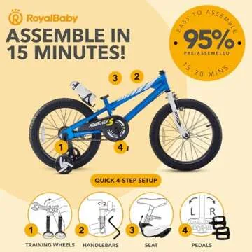 RoyalBaby BMX Freestyle Kid's Bike for Ages 3-8
