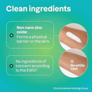 ATTITUDE Mineral Sunscreen with Zinc Oxide, SPF 30, EWG Verified, Broad Spectrum UVA/UVB Protection, Dermatologically Tested, Vegan, Unscented, 5.2 Ounces