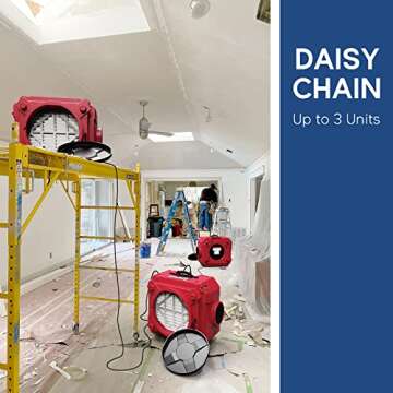 ALORAIR Air Scrubber with MERV-10 Filter and HEPA