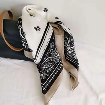 FONYVE Silk Scarvs - Luxurious Fashion Head Scarf