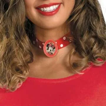 Disguise womens Disney Mickey Mouse Clubhouse Red Minnie Mouse Kit adult sized costumes, Red/White/Black, One Size US