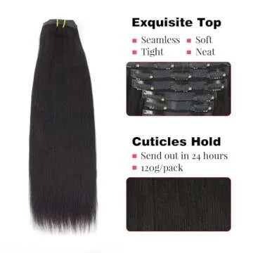 Shop Hair Extensions for Black Women 20 Inch Yaki Straight