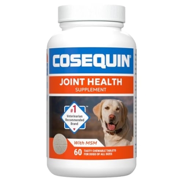 Nutramax Cosequin Maximum Strength Joint Health Supplement for Dogs - With Glucosamine, Chondroitin,...