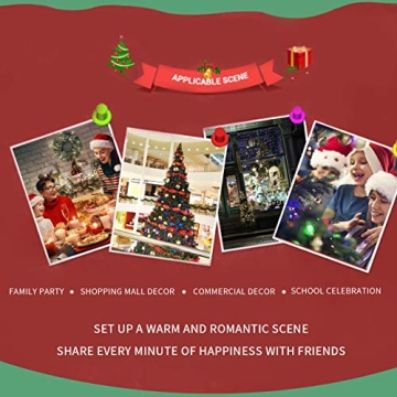 HEYHOUSE Christmas Stockings - 4 Pack Knitted Holiday Decor