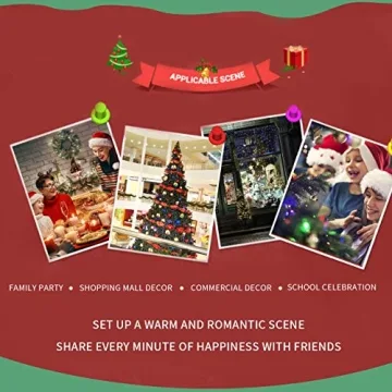 HEYHOUSE Christmas Stockings - 4 Pack Knitted Holiday Decor