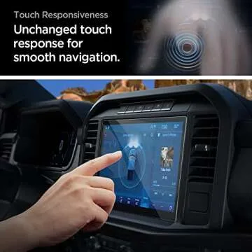 Spigen Tempered Glass Screen Protector [GlasTR Slim] designed for Ford F-150, Ford F-150 Lightning, Ford Expedition 12 inch Dashboard Touchscreen