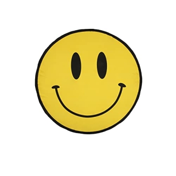 Smiley Face Round Towel for Outdoor Fun and Relaxation