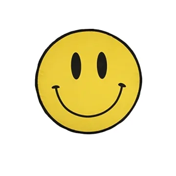 Smiley Face Round Towel for Outdoor Fun and Relaxation