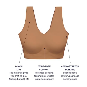 EBY Women's Wireless Bralette - Ultimate Comfort & Style