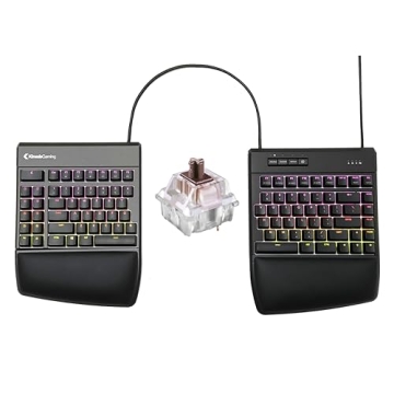 Ergonomic KINESIS Freestyle Edge RGB Keyboard for Comfort