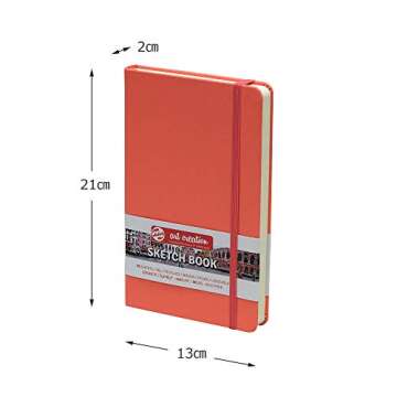 Tarens T9314-312M Sketchbook - Portable Art Journal with 80 Acid-Free Pages