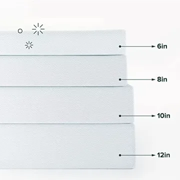 ZINUS 6 Inch Cooling Gel Memory Foam Mattress Twin Fiberglass Free