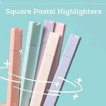 BAISDY 12Pcs Pastel Highlighters for Journals and Planners