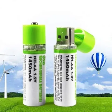 GreenEarth USB Rechargeable AA Batteries | Long-lasting Power