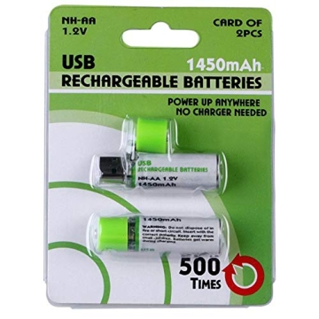 GreenEarth USB Rechargeable AA Batteries | Long-lasting Power