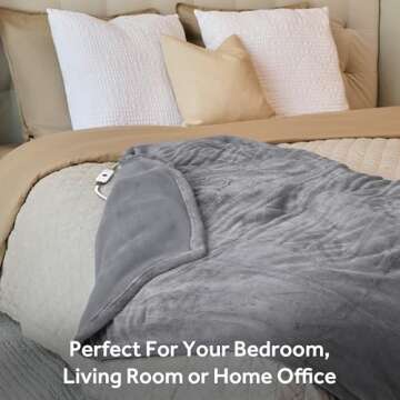 Sunbeam Royal Posh Heated Throw for Ultimate Comfort