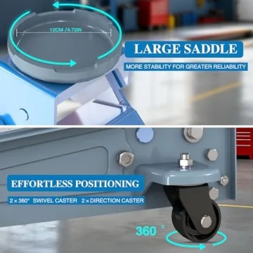 LARBANKE 3 Ton Floor Jack - Fast Lift Hydraulic Jack