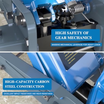 LARBANKE 3 Ton Floor Jack - Fast Lift Hydraulic Jack