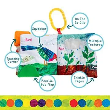 Engaging Very Hungry Caterpillar Clip-On Soft Book