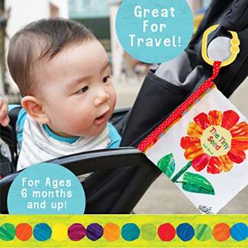 Engaging Very Hungry Caterpillar Clip-On Soft Book