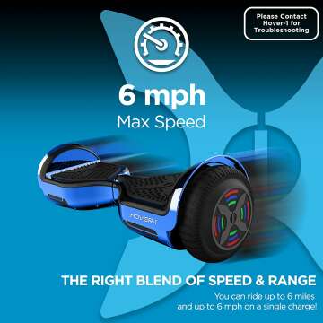 Hover-1 Chrome Electric Hoverboard Features & Specs