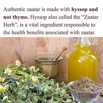 Authentic Za'atar with Hyssop for Rich Flavor Enhancements