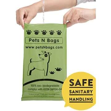Durable Eco-Friendly Dog Waste Bags with Dispenser