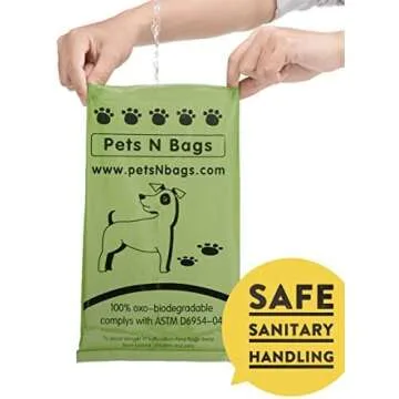 Durable Eco-Friendly Dog Waste Bags with Dispenser