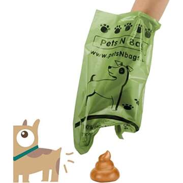 Durable Eco-Friendly Dog Waste Bags with Dispenser