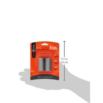 S.O.L. Survive Outdoors Longer Duct Tape, 2" x 50" 2 Count