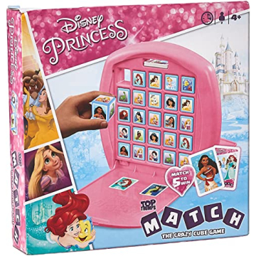Disney Princess Top Trumps Match Game Fun Family Board Game