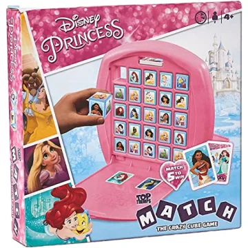 Disney Princess Top Trumps Match Game Fun Family Board Game