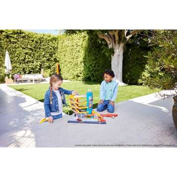 Matchbox Toy Vehicles & Playset, Transportation Center with 5 Levels, Kid- & Car-Activated Features,...