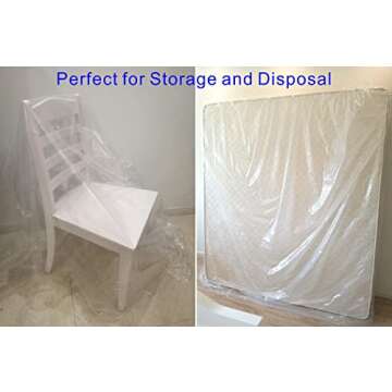 ComfortHome Mattress Bag for Moving and Storage, Queen and King Size, 1 Pack