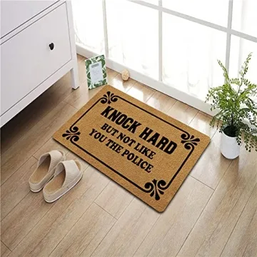 FunXiLin Funny Non-Slip Welcome Doormat Gift for Home
