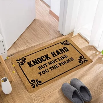 FunXiLin Funny Non-Slip Welcome Doormat Gift for Home