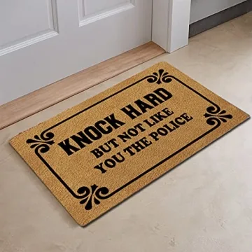 FunXiLin Funny Non-Slip Welcome Doormat Gift for Home