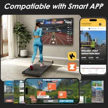 UPREIGN 3 in 1 Treadmill, Portable Under Desk Walking Pad with Incline for Home/Office, Remote Control, LED Display