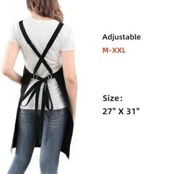 Sturdy Cotton Apron with Large Pockets - Unisex