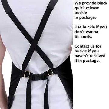 Sturdy Cotton Apron with Large Pockets - Unisex