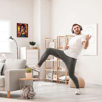 Bob Marley Wall Art Print - Vibrant Reggae Music Poster