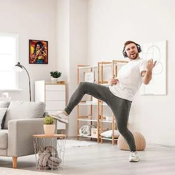 Bob Marley Wall Art Print - Vibrant Reggae Music Poster