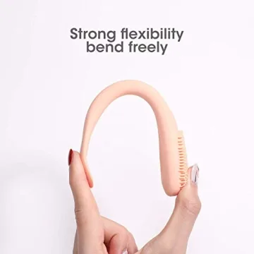 Oneleaf Silicone Face Mask Brush Double-head,2 PCS Premium Quality Soft Face Mask&Facial Cleansing Brush,Facials, Mud,Clay Mask,DIY,Modeling Mask,Body Lotion,and BB CC Cream,Pore Cleaner-PINK+RED