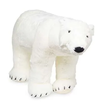 Melissa & Doug Giant Polar Bear - Lifelike Stuffed Animal (nearly 3 feet long)