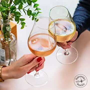 Premium Italian Wine Glass Set - Bormioli Rocco InAlto