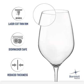 Premium Italian Wine Glass Set - Bormioli Rocco InAlto