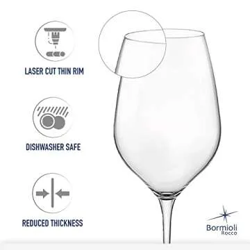Premium Italian Wine Glass Set - Bormioli Rocco InAlto