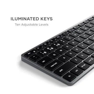 Satechi Slim X1 Keyboard for Mac – Bluetooth, Backlit,& Multi-Device