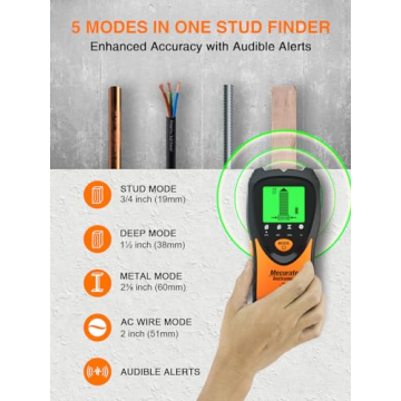 Mecurate 5 in 1 Stud Finder for Accurate Detection