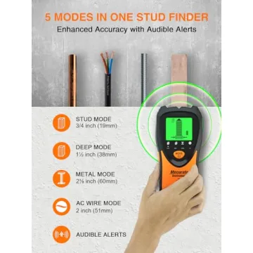 Mecurate 5 in 1 Stud Finder for Accurate Detection